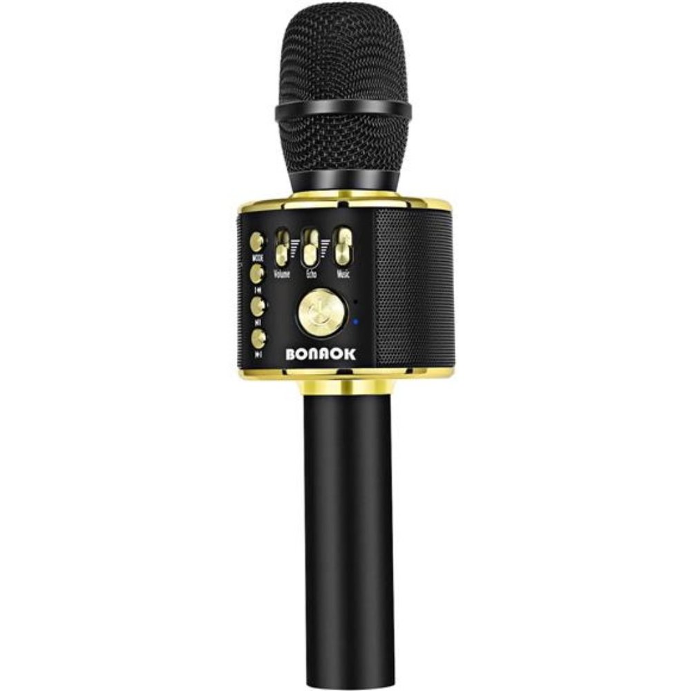 Wireless Bluetooth Karaoke Microphone,3in1 Portable Handheld Mic Speaker Machine